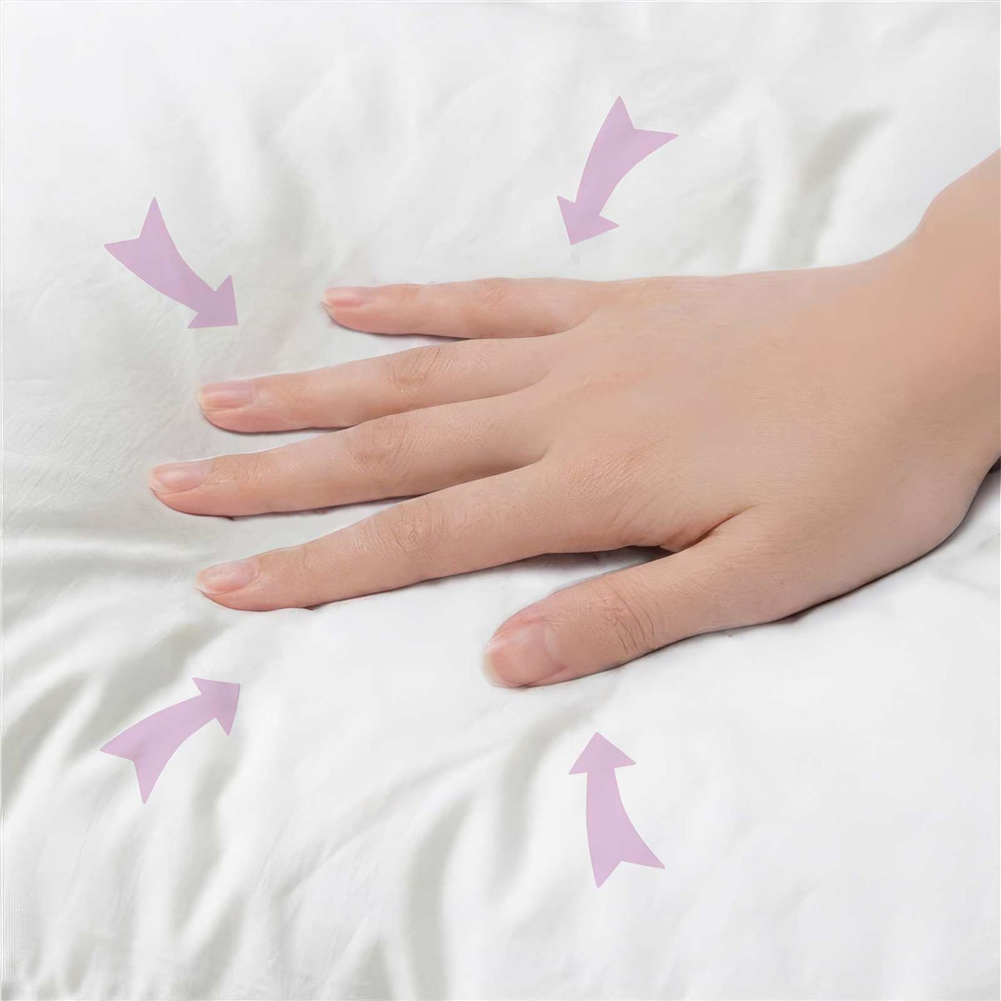 Kussen met kussen HEERLEN 6 st Roze fluweel