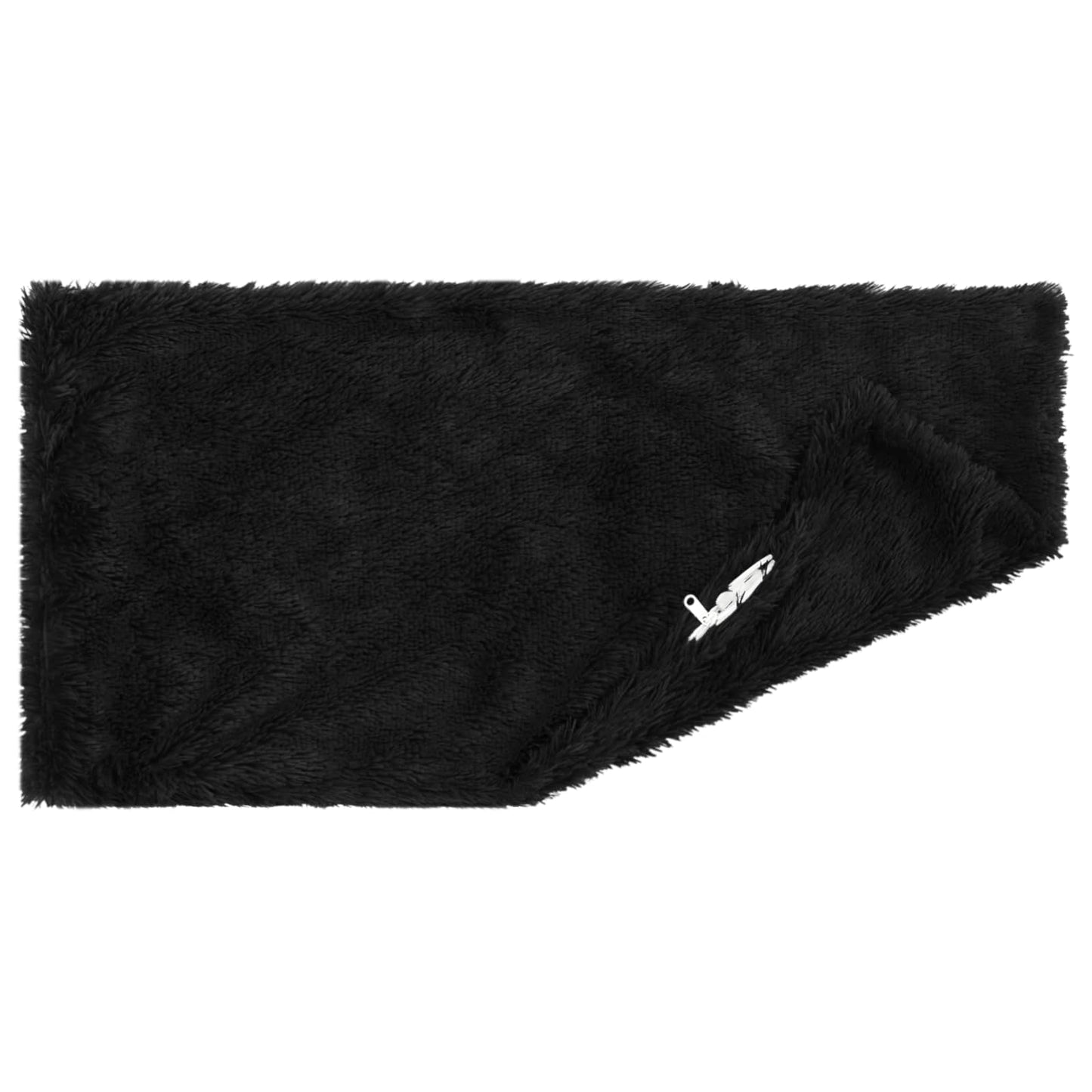 Kussen met kussen HEERLEN 2 st Zwart PV Fleece