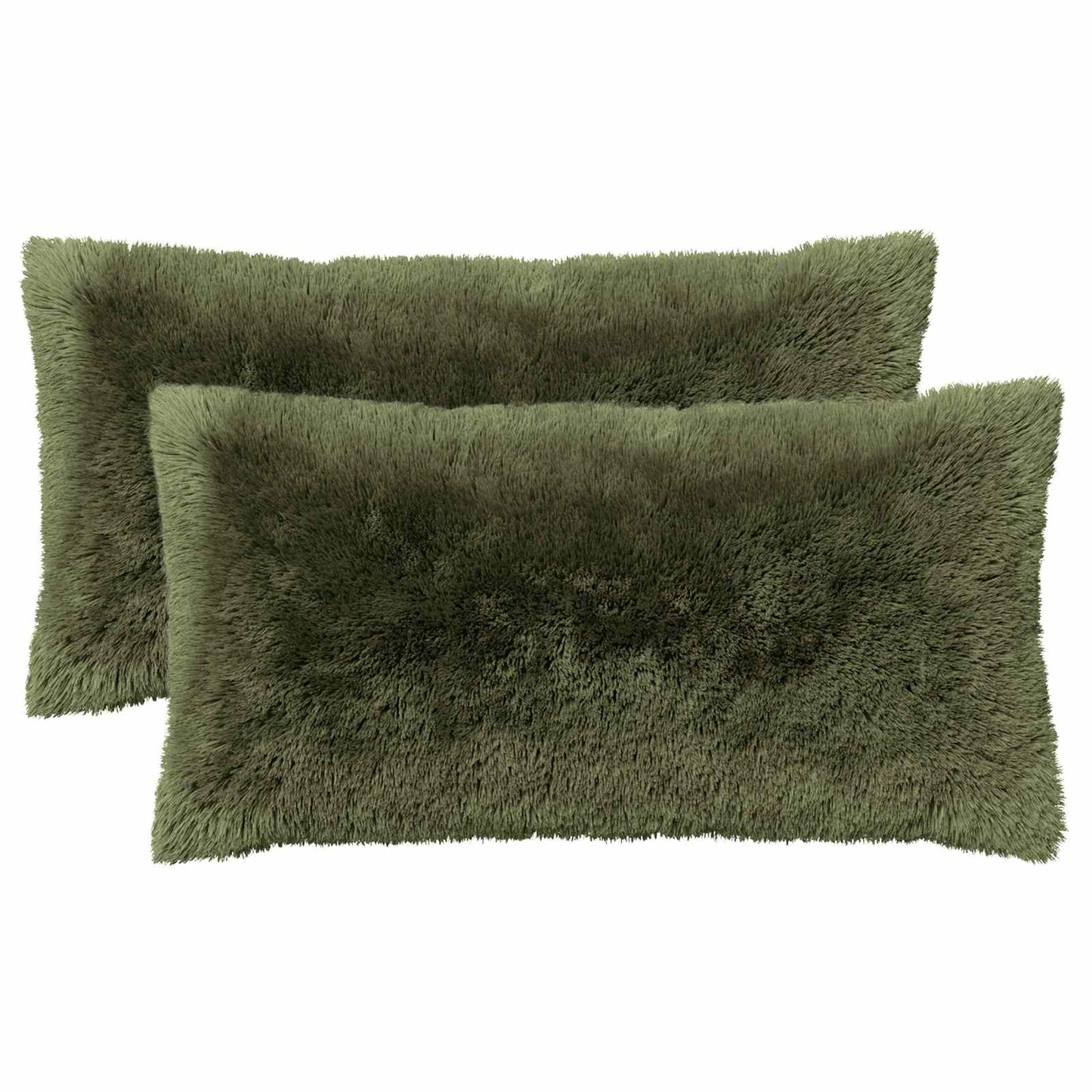 Kussen met kussen HEERLEN 2 st Groen PV Fleece