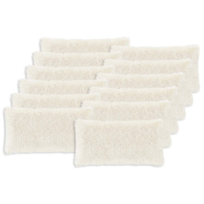 Kussen met kussen HEERLEN 2 st Wit PV Fleece