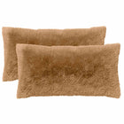 Kussenset 6 st taupe 40x80 cm PV fleece