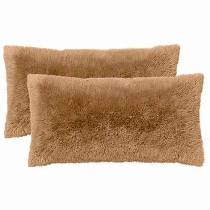 Kussen met kussen HEERLEN 6 st Taupe PV Fleece