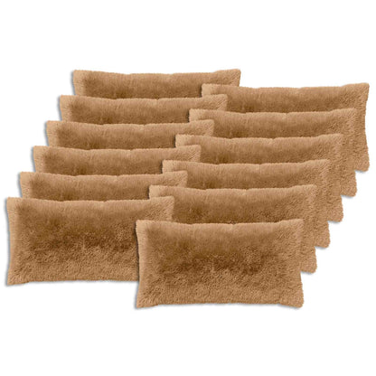 Kussen met kussen HEERLEN 12 st Taupe PV Fleece
