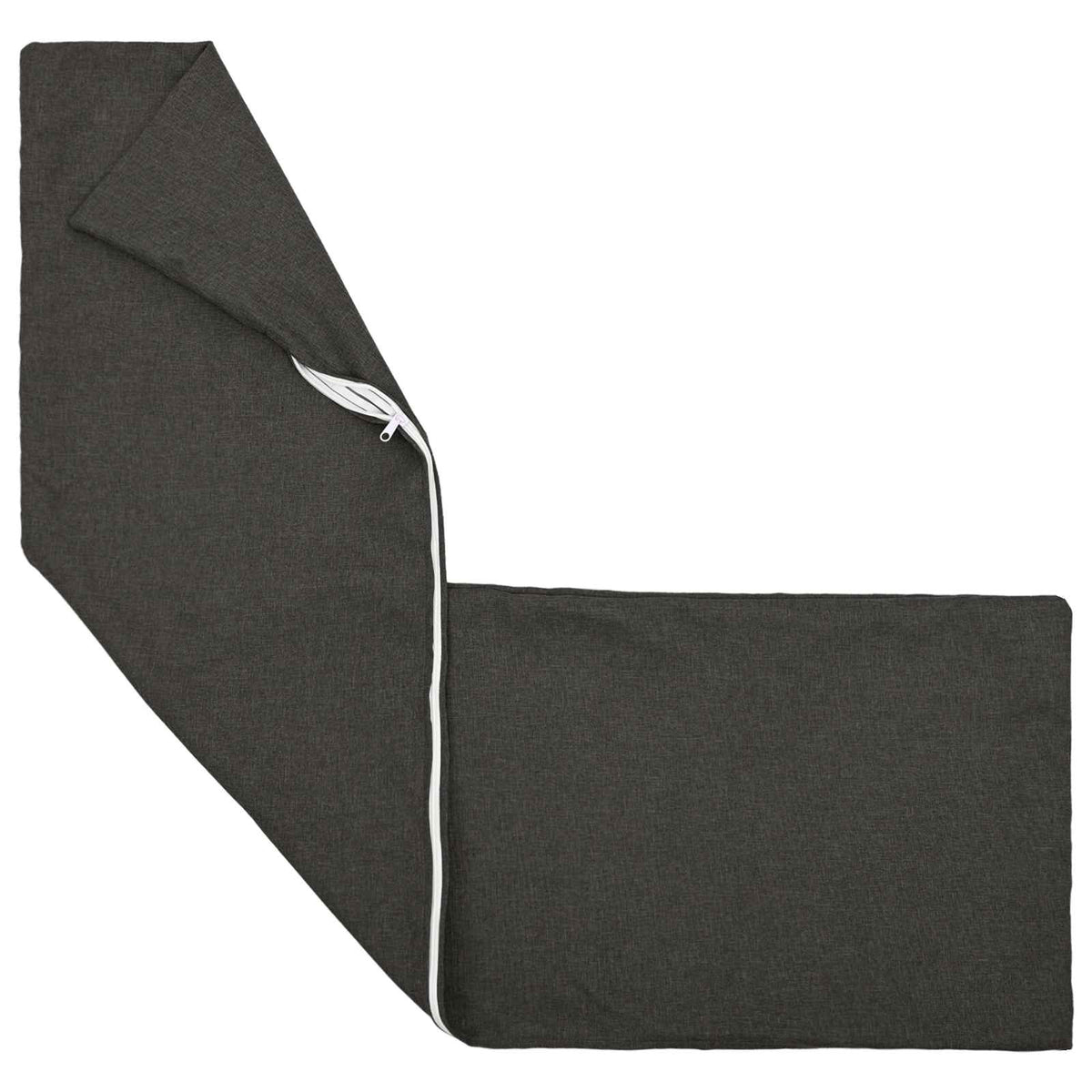 Kussen met kussen HEERLEN Donkergrijs 40 x 145 cm Stof