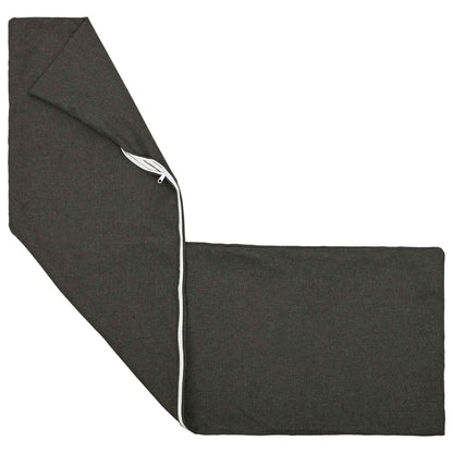 Kussen met kussen HEERLEN Donkergrijs 40 x 145 cm Stof