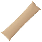 Langkussen crèmekleurig 40 x 145 cm polyester