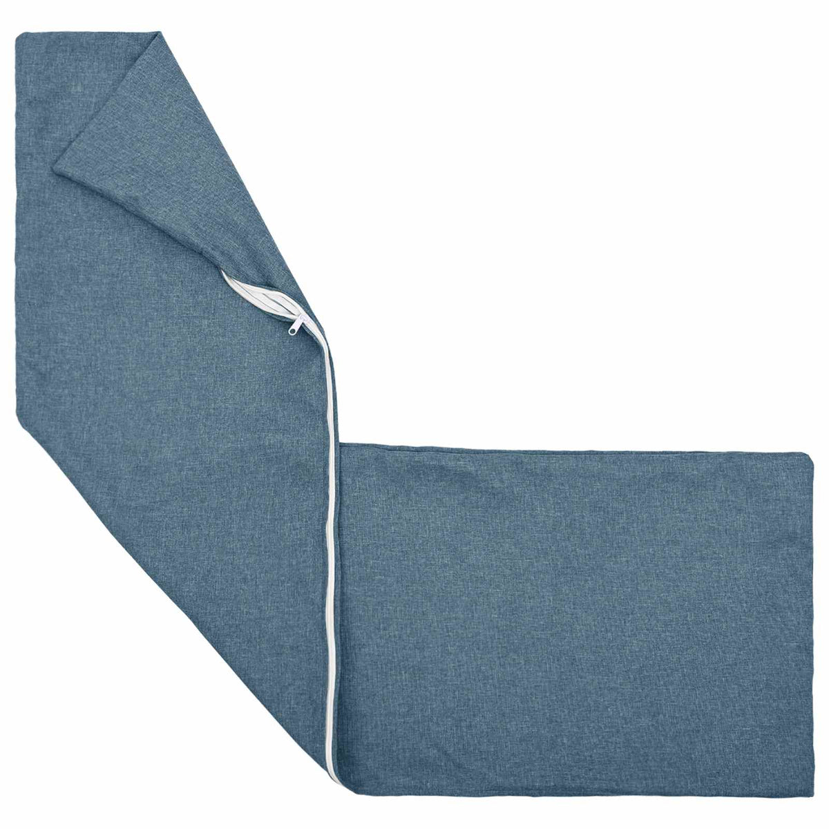 Kussen met kussen HEERLEN Jeans Blauw 40 x 145 cm Stof