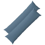 Kussenset 2 stuks 145x40 cm jeans blauw polyester