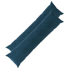 Kussenset 2 stuks 40x145 cm blauw fluweel