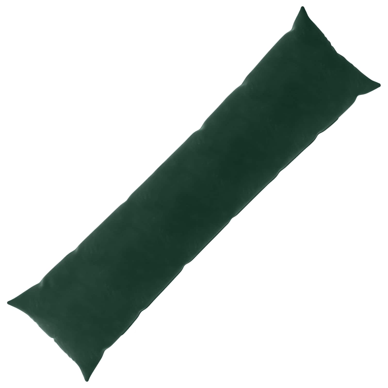 Kussen met kussen HEERLEN Donkergroen 40 x 145 cm fluweel