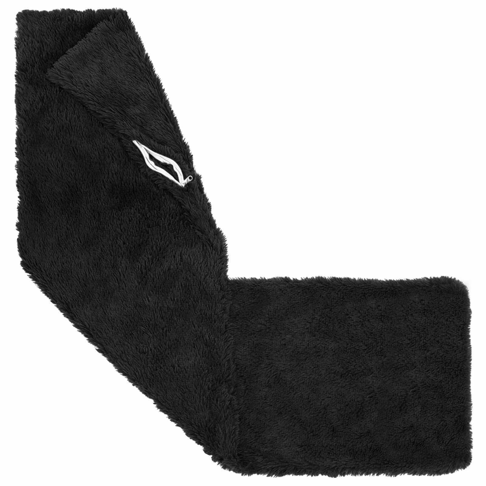 Kussen met kussen HEERLEN Zwart 40 x 145 cm PV Fleece