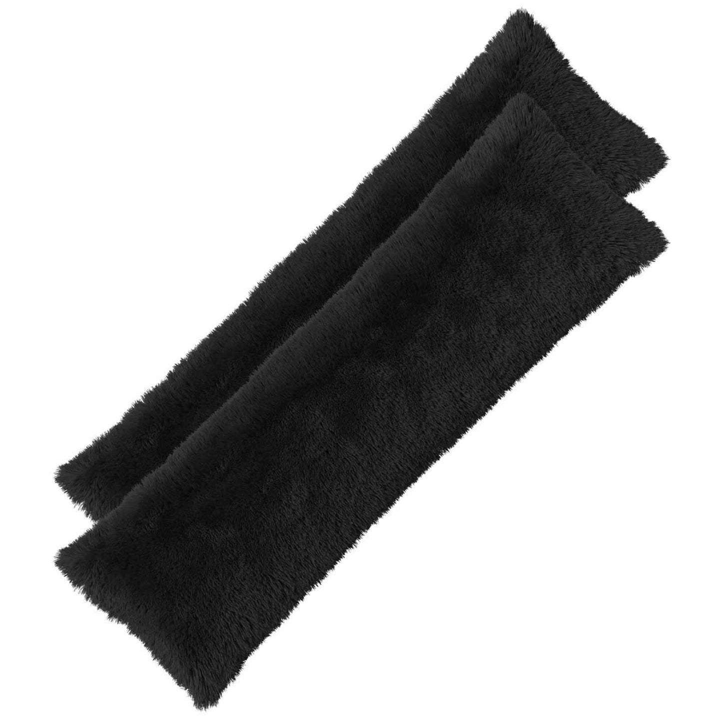 Kussen met kussen HEERLEN Zwart 40 x 145 cm PV Fleece