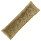 Kussen set van 2 lichtgrijs PV fleece 40x145 cm