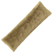 Kussen set van 2 lichtgrijs PV fleece 40x145 cm