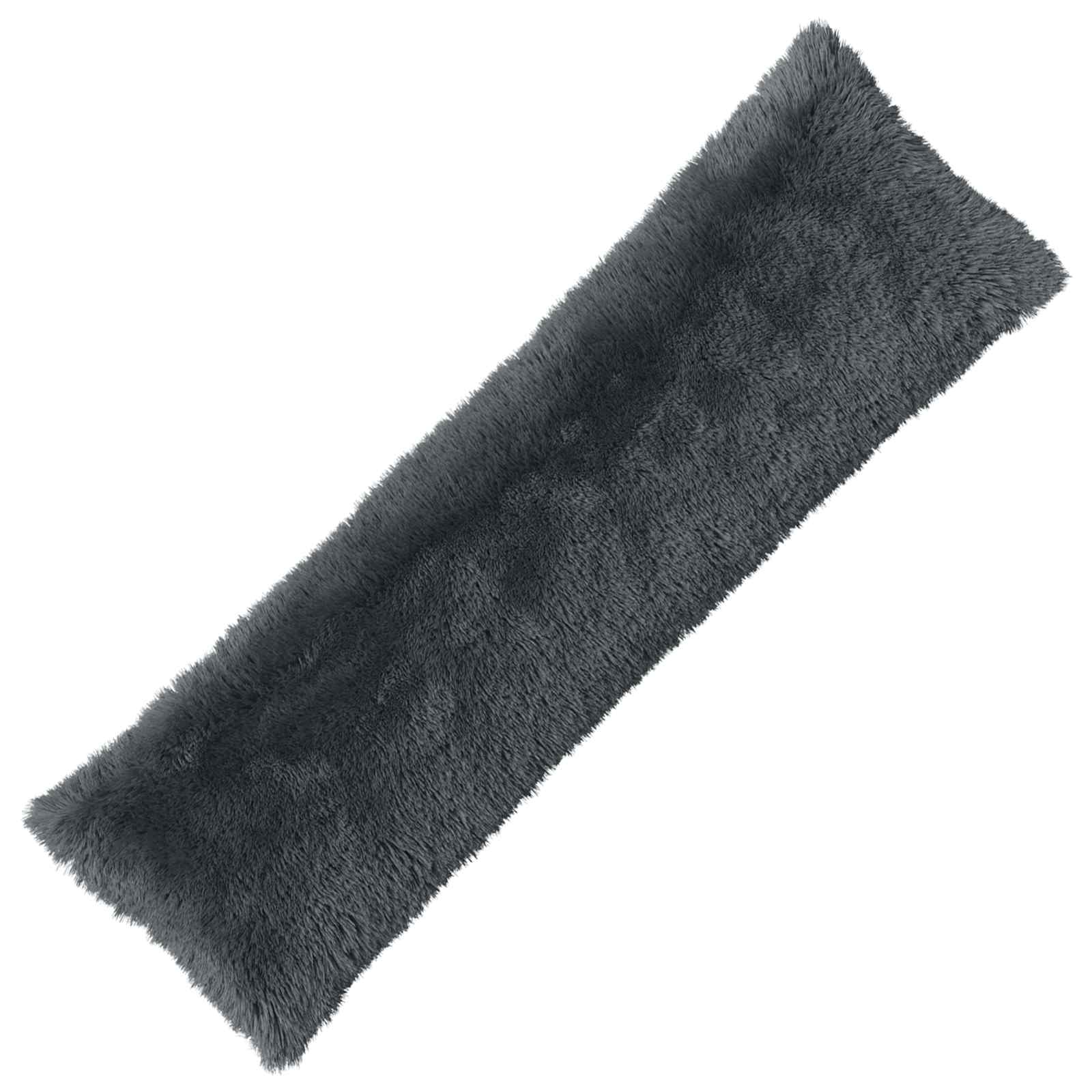 Kussen met kussen HEERLEN Antraciet 40 x 145 cm PV Fleece