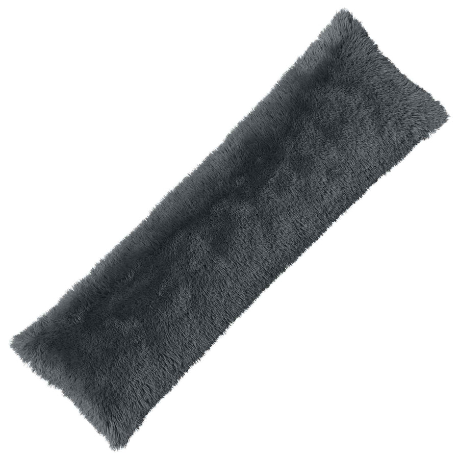 Kussen met kussen HEERLEN Antraciet 40 x 145 cm PV Fleece