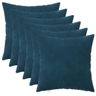 Kussen met kussen HEERLEN 6 st Blauw fluweel