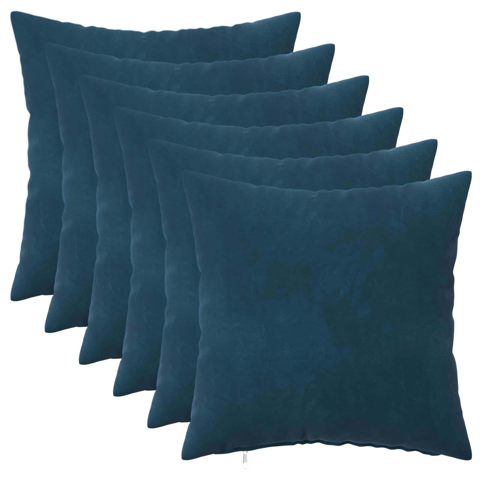 Kussen met kussen HEERLEN 6 st Blauw fluweel