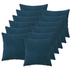 Kussens 12 stuks 45x45 cm blauw fluweel