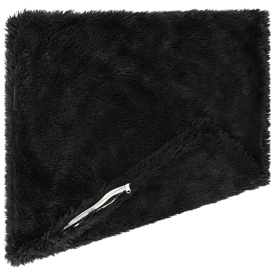 Kussen met kussen HEERLEN 6 st Zwart PV Fleece