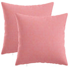 Sierkussens roze 50x50 cm set van 2 polyester