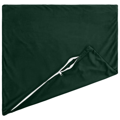 Kussen met kussen HEERLEN 2 st Donkergroen fluweel