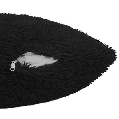 Kussen met kussen HEERLEN 2 st Zwart PV Fleece