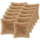 Kussen set 2 stuks taupe 50x50 cm