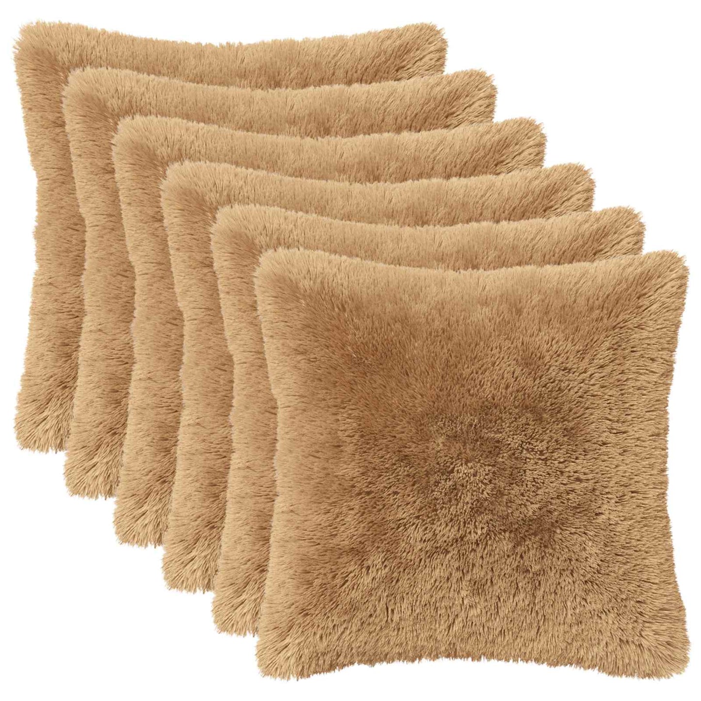 Kussen met kussen HEERLEN 12 st Taupe PV Fleece