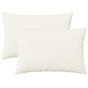 Sierkussens 2 st 50x70 cm wit polyester