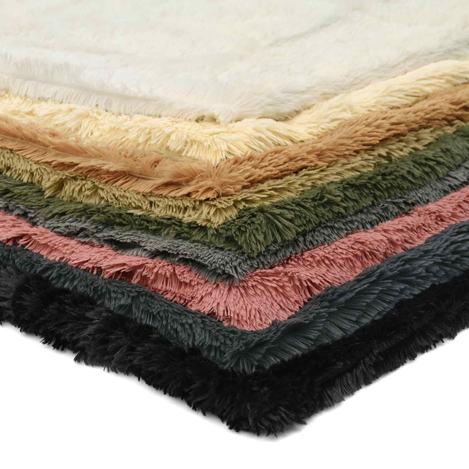 Kussen met kussen HEERLEN 2 st Lichtgrijs PV Fleece