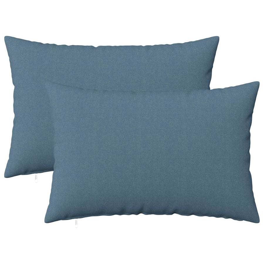 Kussen met kussen HEERLEN 2 st Jeans Blauw Stof