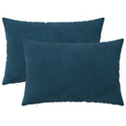 Kussen met kussen HEERLEN 2 st Blauw fluweel