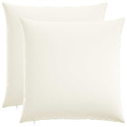Kussenset 2 stuks 60x60 cm wit polyester