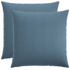 Sierkussens jeansblauw 2 st 60x60 cm