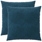 Sierkussen 2 stuks 65x65 cm blauw fluweel