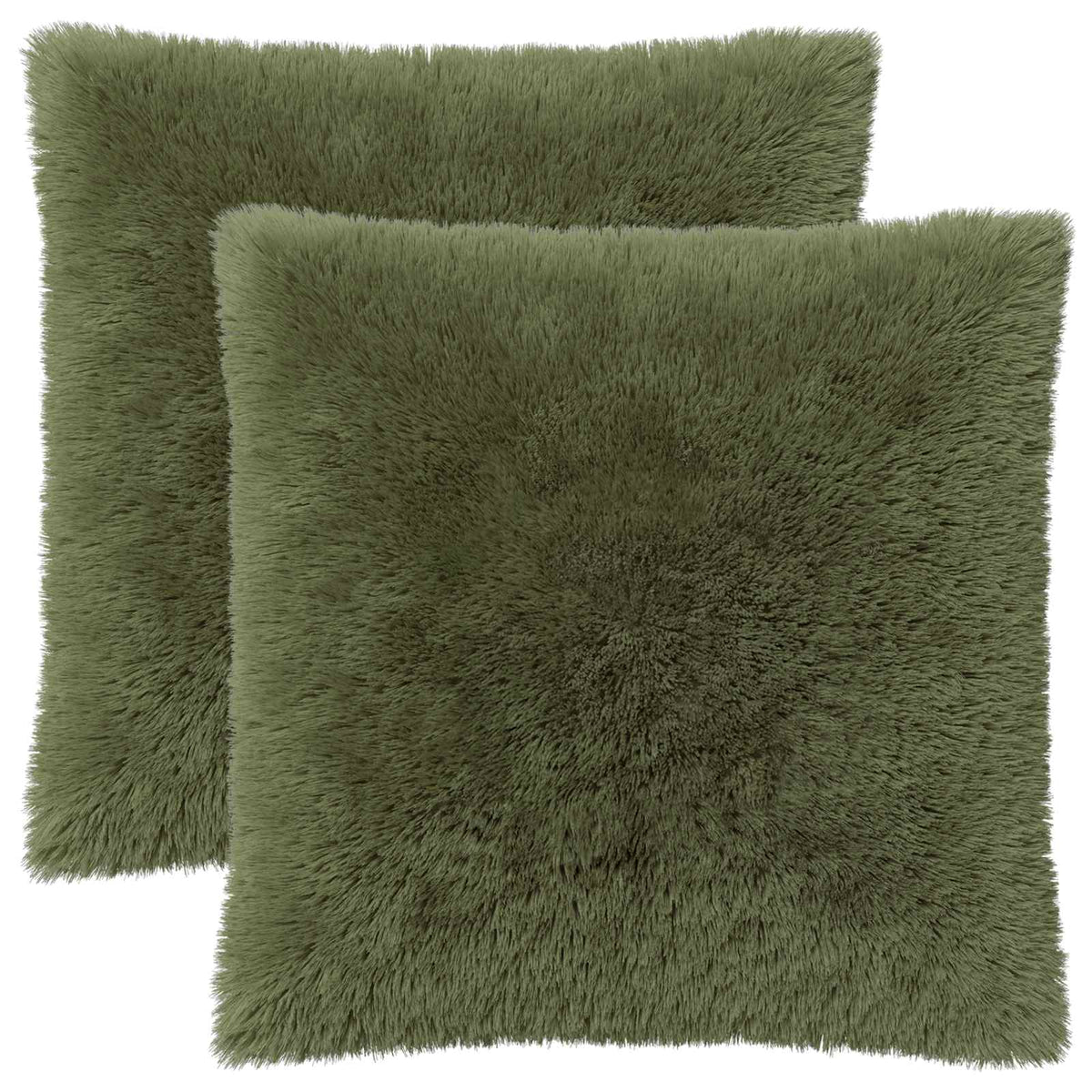 Kussen met kussen HEERLEN 2 st Groen PV Fleece