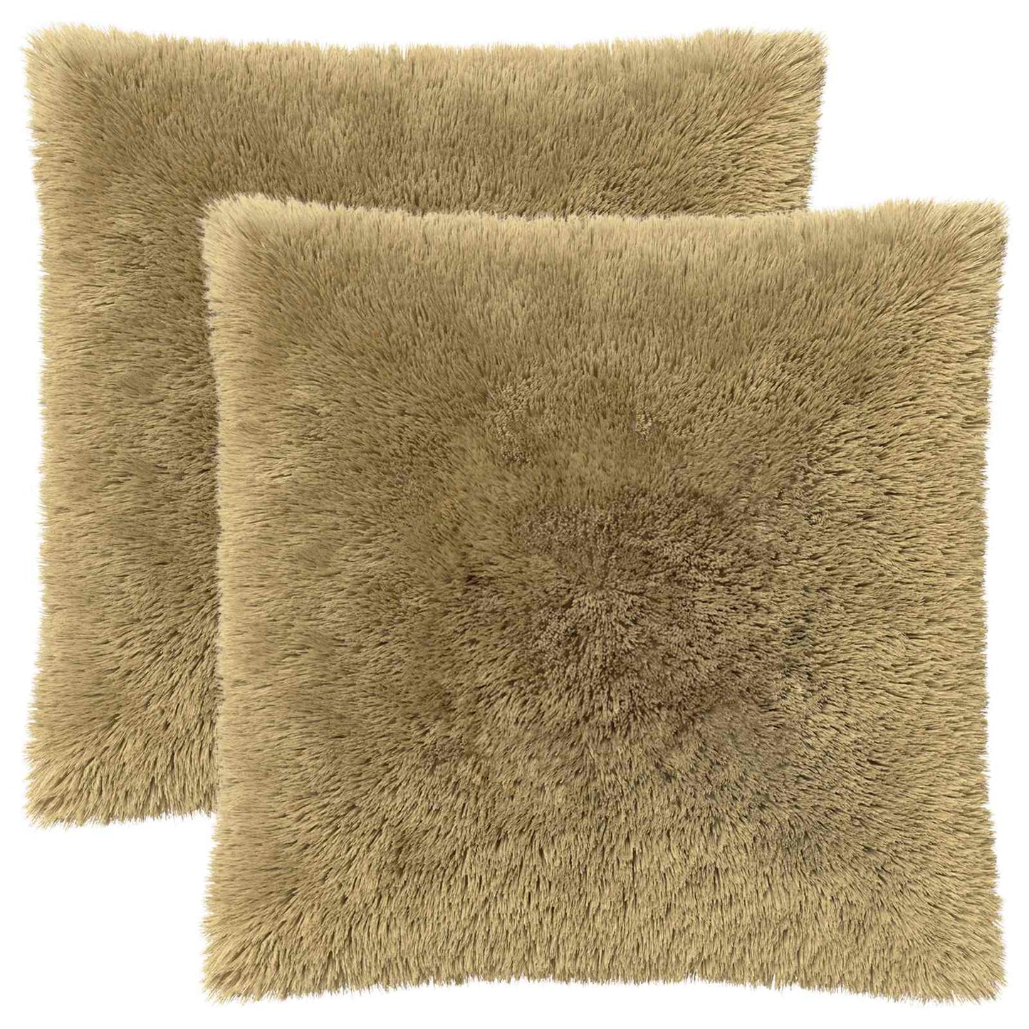 Kussen met kussen HEERLEN 2 st Lichtgrijs PV Fleece