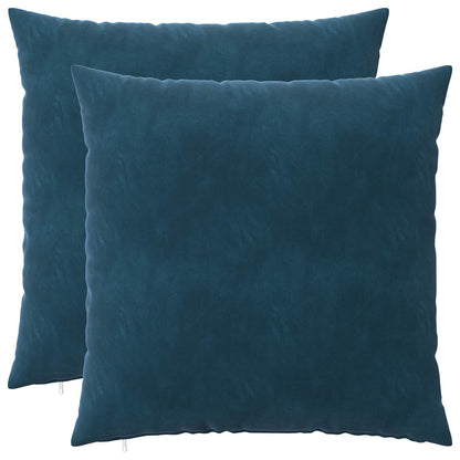 Kussen met kussen HEERLEN 2 st Blauw fluweel