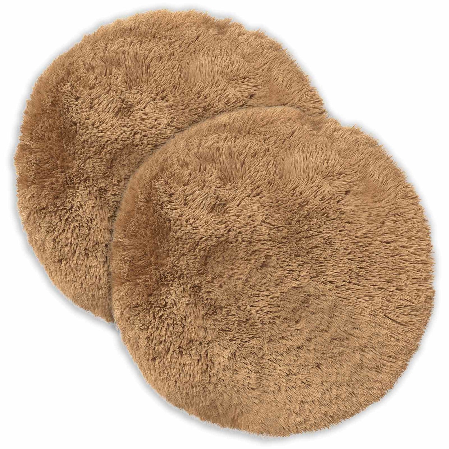 Kussen met kussen HEERLEN 6 st Taupe PV Fleece