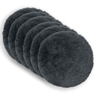 Kussenset 2 stuks Ø 30 cm antraciet PV fleece