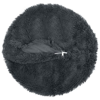 Kussen met kussen HEERLEN 6 st Antraciet PV Fleece