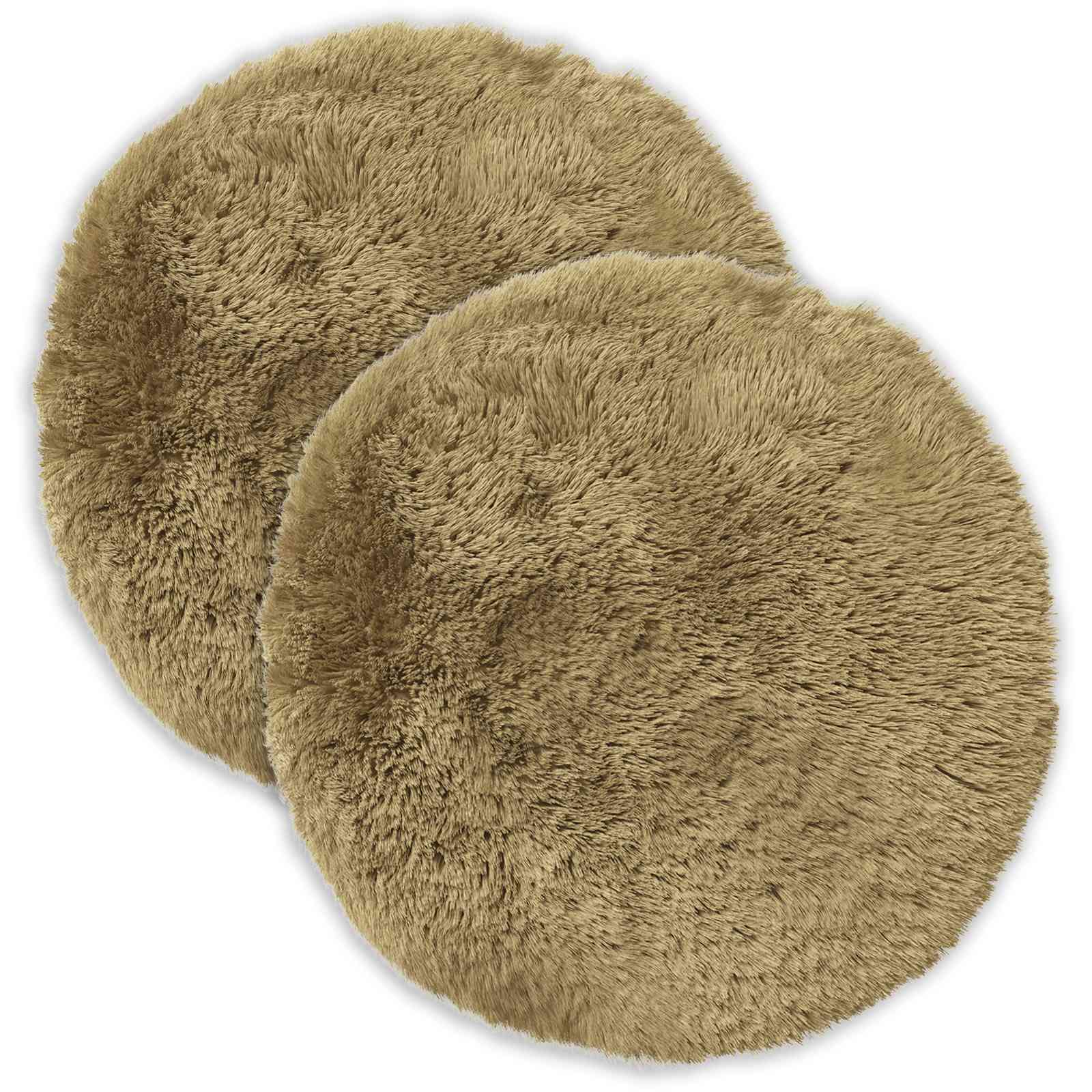 Kussen met kussen HEERLEN 2 st Lichtgrijs PV Fleece