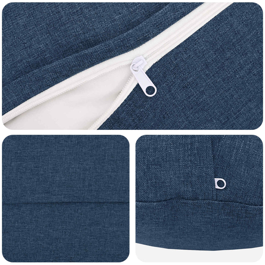 Kussen met kussen HEERLEN 6 st Blauw Stof