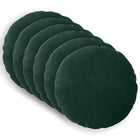 Kussenset donkergroen 50 cm fluweel 6 stuks