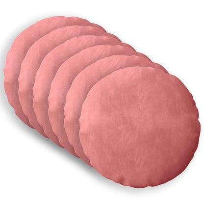 Kussen met kussen HEERLEN 6 st Roze fluweel