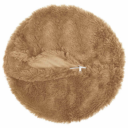 Kussen met kussen HEERLEN 2 st Taupe PV Fleece