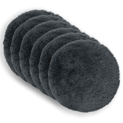 Kussen met kussen HEERLEN 6 st Antraciet PV Fleece