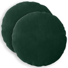Sierkussens set van 2 donkergroen fluweel 60 cm