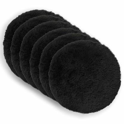 Kussen met kussen HEERLEN 2 st Zwart PV Fleece